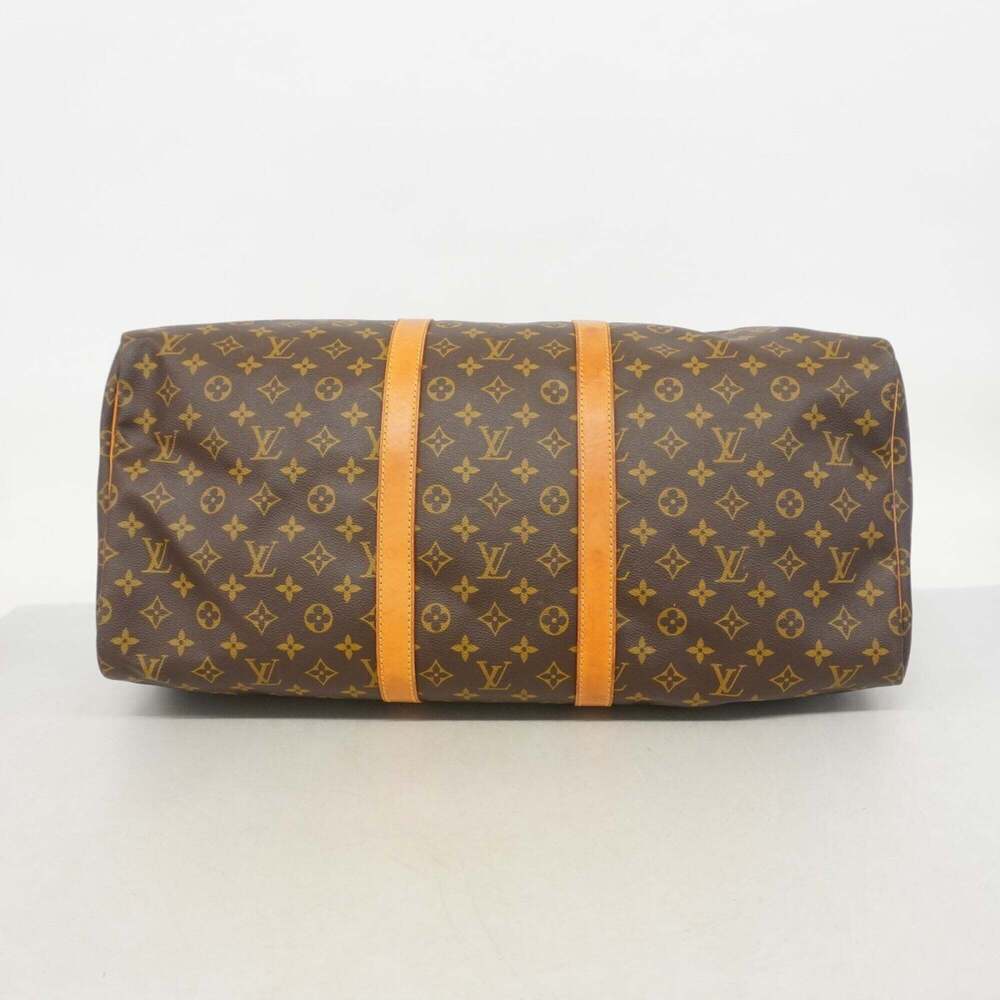 LOUIS VUITTON Brown Monogram Keepall 55 Boston Bag - Picture 3 of 12